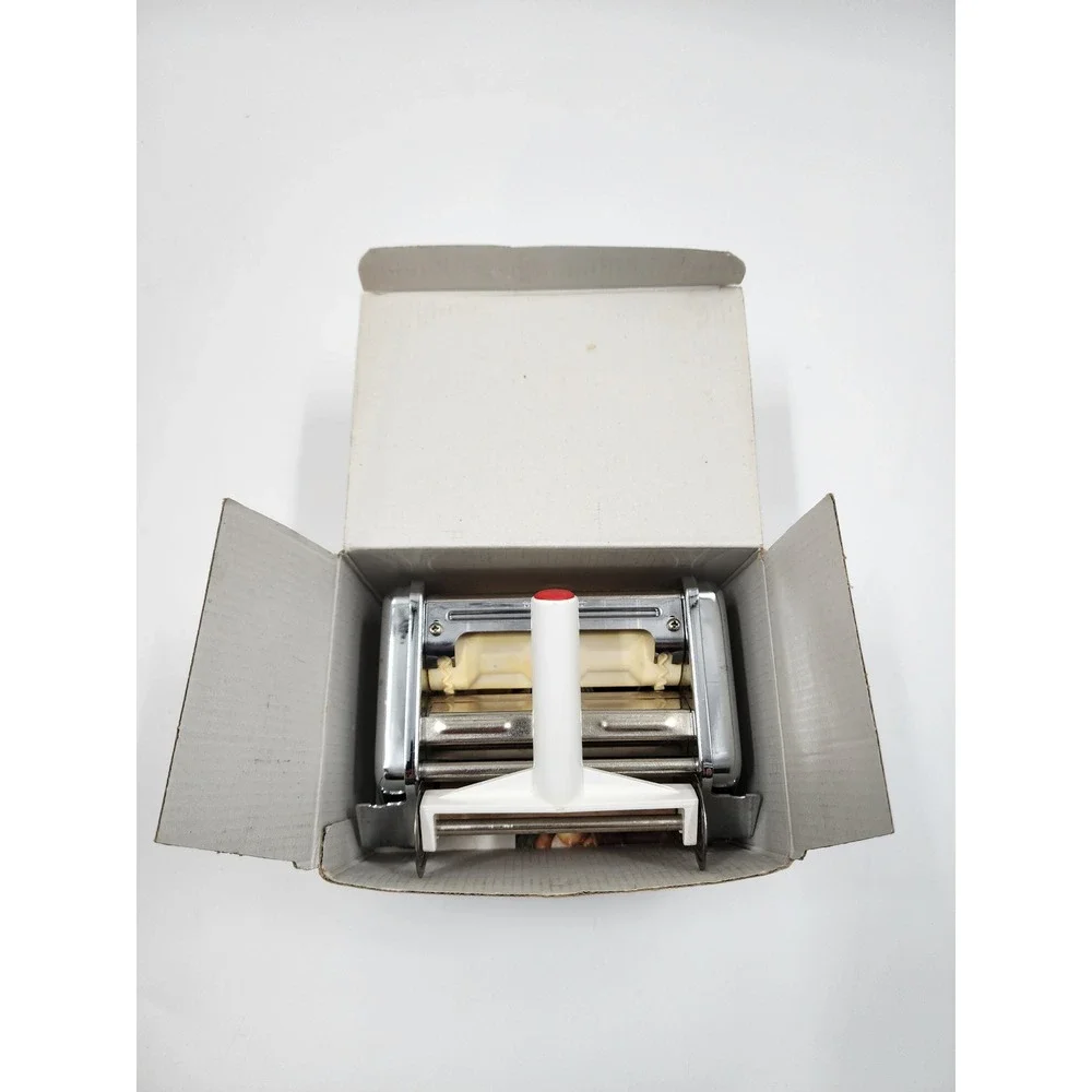 Marcato Raviolissima Pasta Maker Attachment with Box and Cutter Made in Italy
